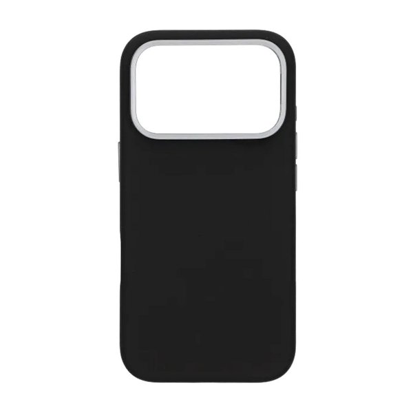 iPhone 17 Pro Max Skal Silikon MagSafe Stativ Svart