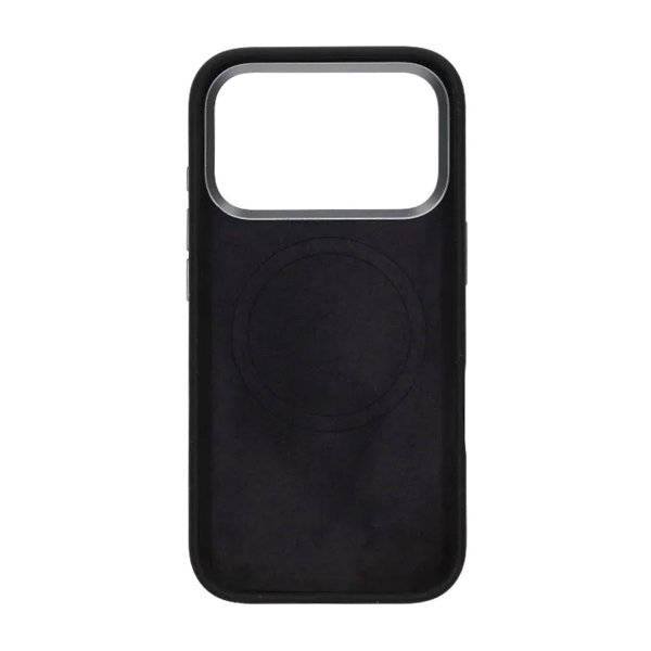 iPhone 17 Pro Max Skal Silikon MagSafe Stativ Svart