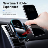 Baseus Bilhållare Light Electric Holder Wireless Charger
