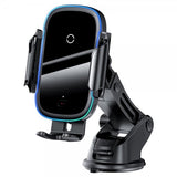Baseus Bilhållare Light Electric Holder Wireless Charger