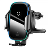Baseus Bilhållare Light Electric Holder Wireless Charger