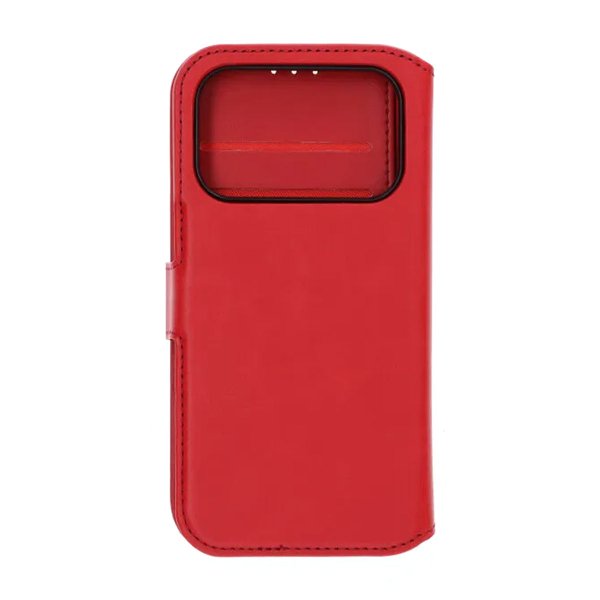 Rvelon iPhone 17 Pro Fodral 4 Kortfack Löstagbart Skal Röd