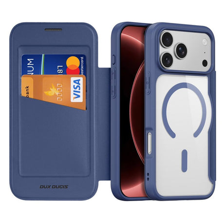 Dux Ducis iPhone 17 Pro Max/iPhone 18 Pro Max Fodral Skin X Pro Series MagSafe Blå