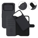 Rvelon iPhone 17 Pro Fodral 4 Kortfack Löstagbart Skal Svart
