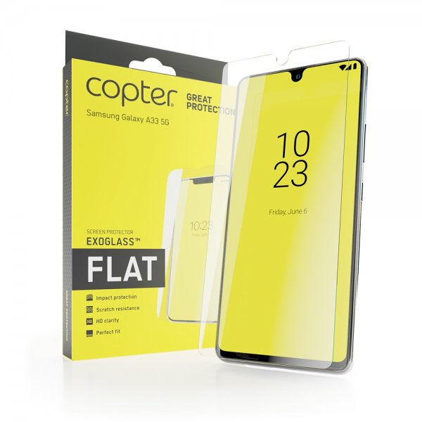 Copter Samsung Galaxy A33 5G Skärmskydd Exoglass Flat