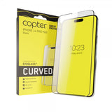 Copter iPhone 14 Pro Max Skärmskydd Exoglass Curved Fullglue Black