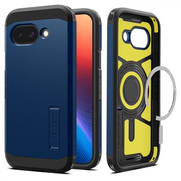 Spigen Google Pixel 9a Skal Tough Armor MagFit Navy Blue