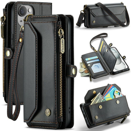 CaseMe iPhone 15 Fodral C36 Series Svart