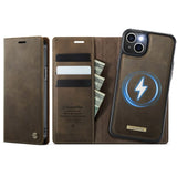 CaseMe iPhone 15 Fodral C49 Series Brun
