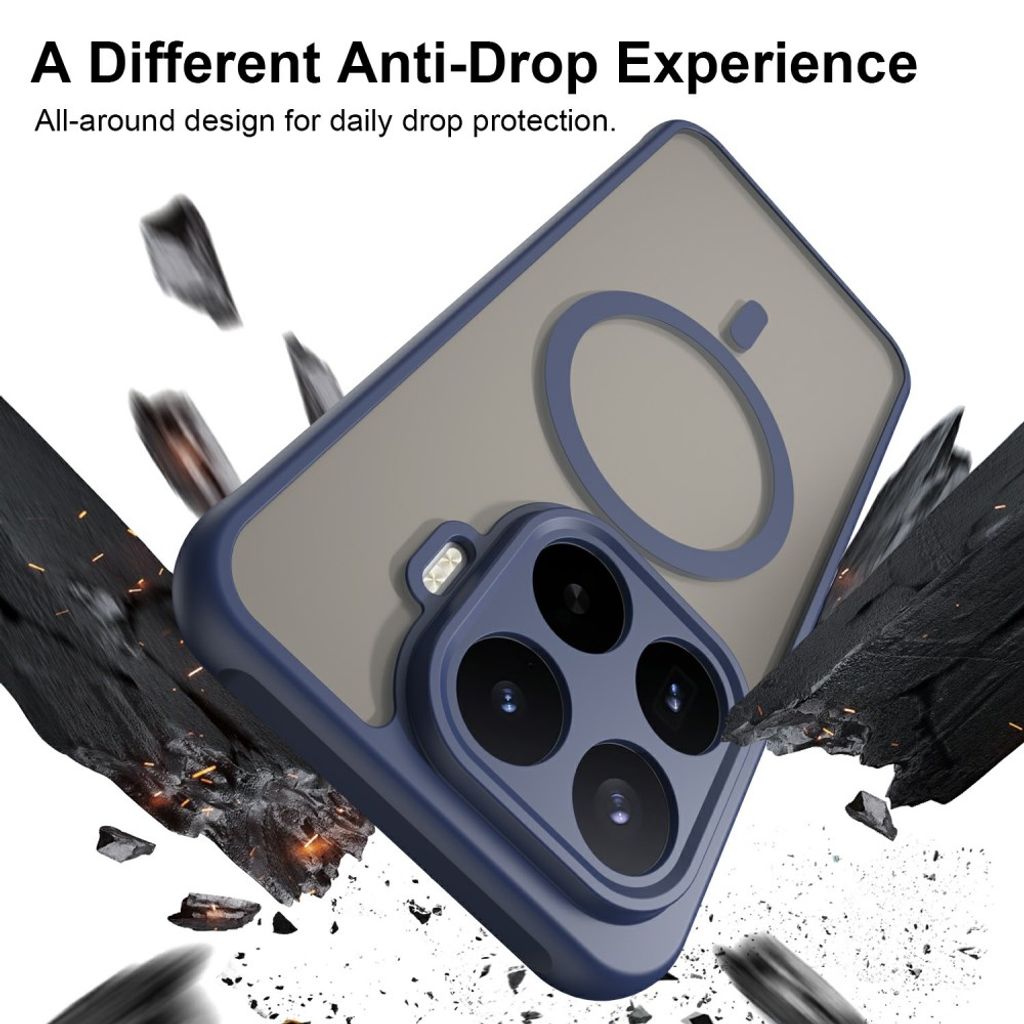 Xiaomi 17T Pro Skal Frostad MagSafe Blå
