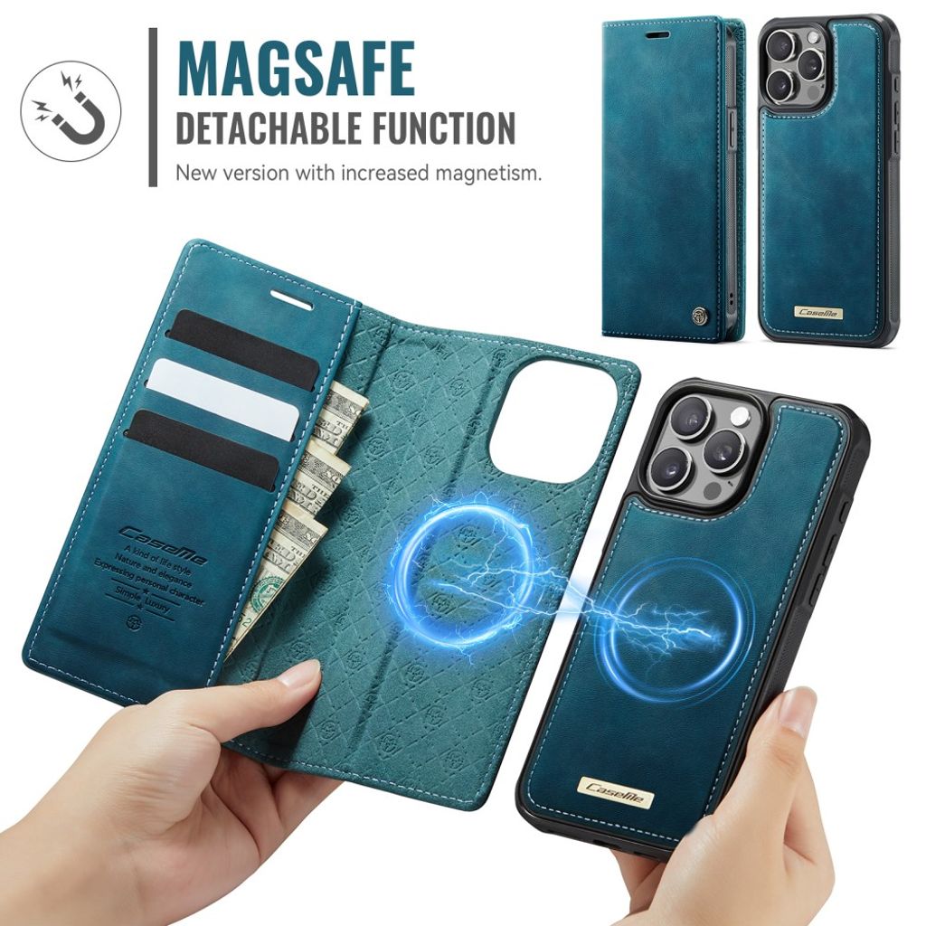 CaseMe iPhone 13 Pro Fodral C49 Series Grön