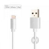 Fixed Kabel USB-A till Lightning 2m Vit