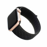 Fixed Apple Watch 44/45/46mm/Apple Watch Ultra Armband Nylon Strap Reflective Svart