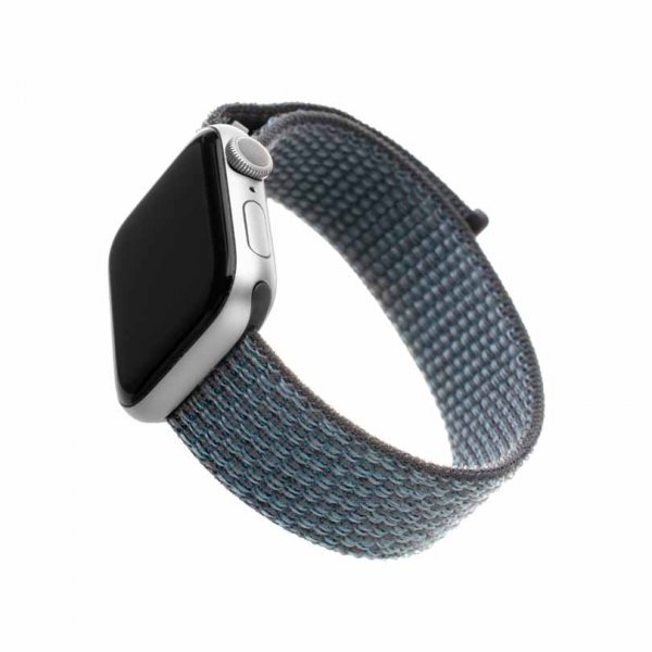 Fixed Apple Watch 44/45/46mm/Apple Watch Ultra Armband Nylon Strap Grå