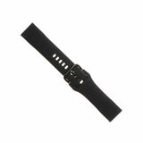 Fixed Samsung Galaxy Watch 22mm Armband Silicone Strap Svart