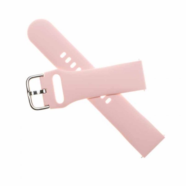 Fixed Samsung Galaxy Watch 20mm Armband Silicone Strap Rosa