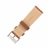 Fixed Samsung Galaxy Watch 22mm Armband Leather Strap Brun