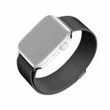 Fixed Apple Watch 44/45/46mm/Apple Watch Ultra Armband Mesh Strap Svart