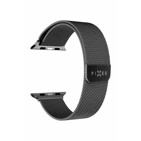 Fixed Apple Watch 44/45/46mm/Apple Watch Ultra Armband Mesh Strap Svart