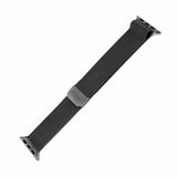 Fixed Apple Watch 38/40/41/42mm Armband Mesh Strap Svart