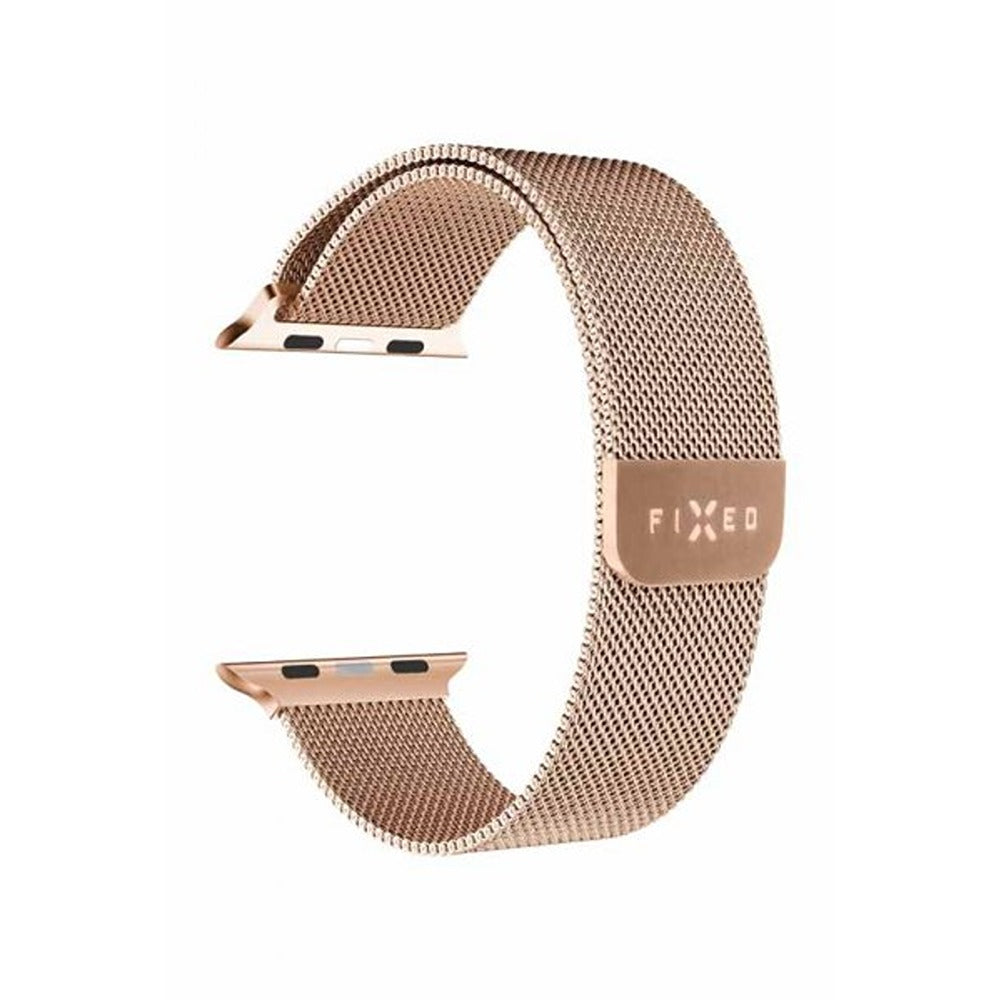 Fixed Apple Watch 38/40/41/42mm Armband Mesh Strap Roseguld