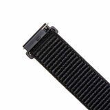 Fixed Samsung Galaxy Watch 22mm Armband Nylon Strap Svart