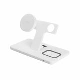 Fixed Trådlös Laddare MagPowerstation 3in1 Stand MagSafe Vit