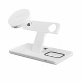 Fixed Trådlös Laddare MagPowerstation 3in1 Stand MagSafe Vit