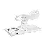 Fixed Trådlös Laddare MagPowerstation 3in1 Stand MagSafe Vit