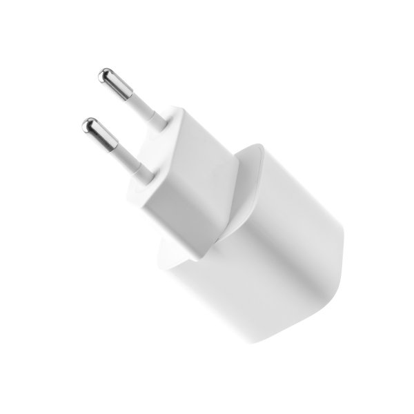 Fixed Laddare med Kabel Mini PD Travel Charger Kit USB-C/USB-C 20W Vit