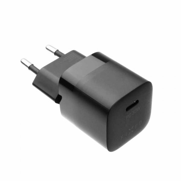 Fixed Laddare Mini PD Travel Charger USB-C 30W Svart