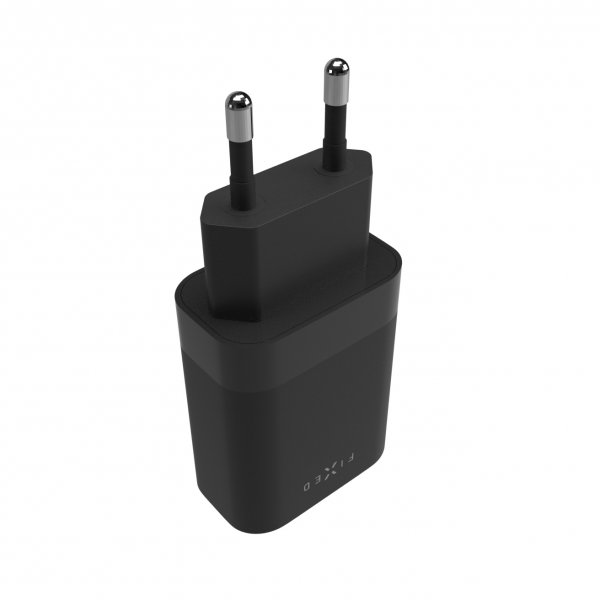 Fixed Laddare PD Travel Charger 2xUSB-C 35W Svart