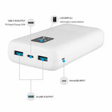 Fixed Powerbank Zen 20 20W 20 000 mAh USB-C 2xUSB-A Vit