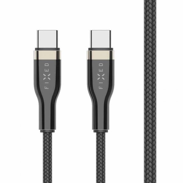 Fixed Kabel METAL Series USB-C/USB-C 1.2m Svart