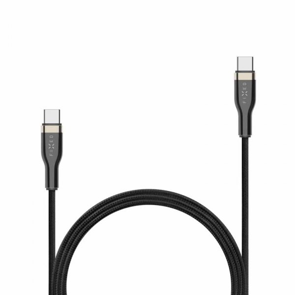 Fixed Kabel METAL Series USB-C/USB-C 1.2m Svart