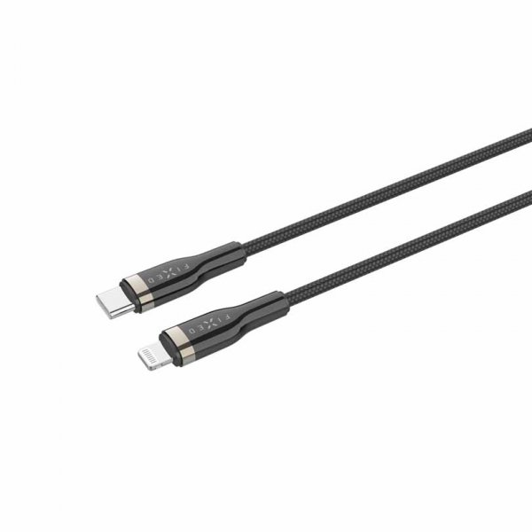 Fixed Kabel METAL Series USB-C/Lightning 0.5m Svart