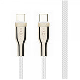 Fixed Kabel METAL Series USB-C/USB-C 1.2m Vit