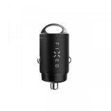 Fixed Billaddare med USB-C Kabel 1.2m 2xUSB-C 30W Svart