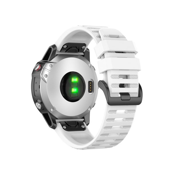 Fixed Garmin QuickFit 22mm Armband Silicone Strap Vit