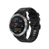 Fixed Garmin QuickFit 26mm Armband Silicone Strap Svart