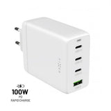 Fixed Laddare GaN100 3xUSB-C & 1xUSB-A
