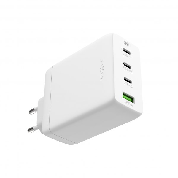 Fixed Laddare GaN100 3xUSB-C & 1xUSB-A