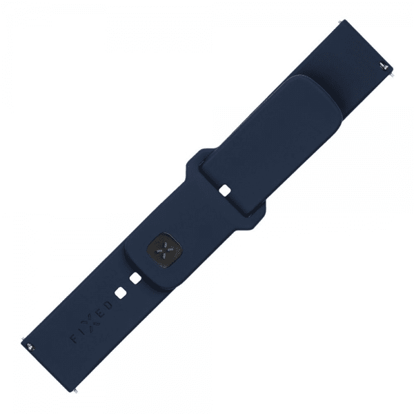 Fixed Samsung Galaxy Watch 22mm Armband Silicone Sporty Strap Blå
