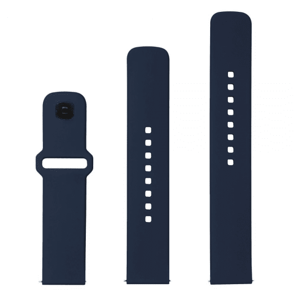 Fixed Samsung Galaxy Watch 22mm Armband Silicone Sporty Strap Blå