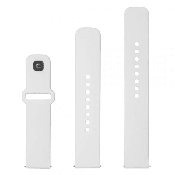Fixed Samsung Galaxy Watch 22mm Armband Silicone Sporty Strap Vit