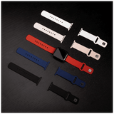 Fixed Apple Watch 38/40/41/42mm Armband Silicone Sporty Strap Vit