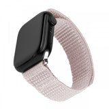 Fixed Apple Watch 38/40/41/42mm Armband Nylon Sporty Strap Rosa