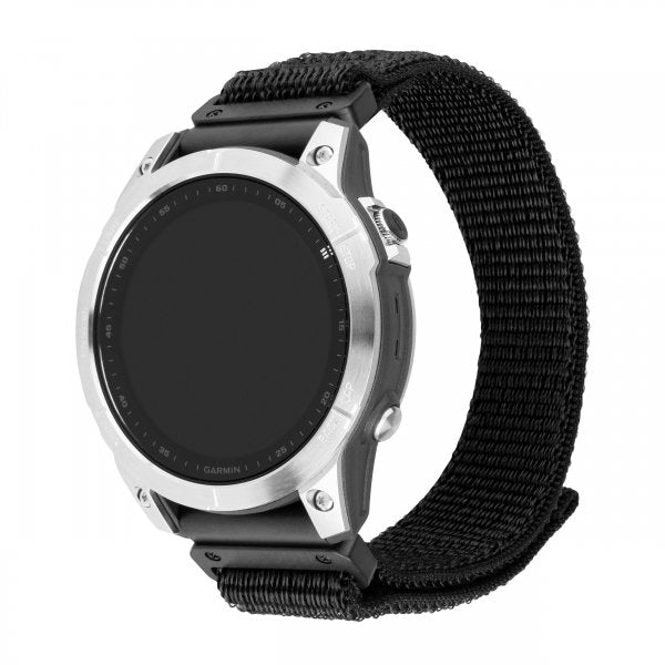 Fixed Garmin QuickFit 26mm Armband Nylon Strap Svart
