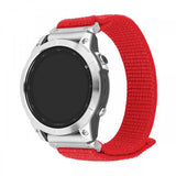 Fixed Garmin QuickFit 26mm Armband Nylon Strap Röd