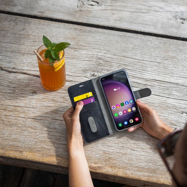 Fixed Samsung Galaxy A55 Fodral Opus Book Svart